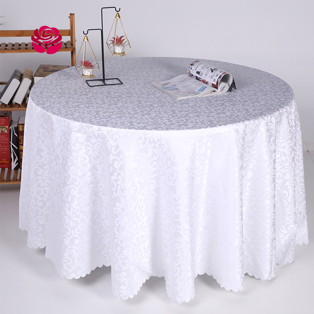 Jacquard  Tablecloth Table Cloth At Factory Price For Resistant Hotel